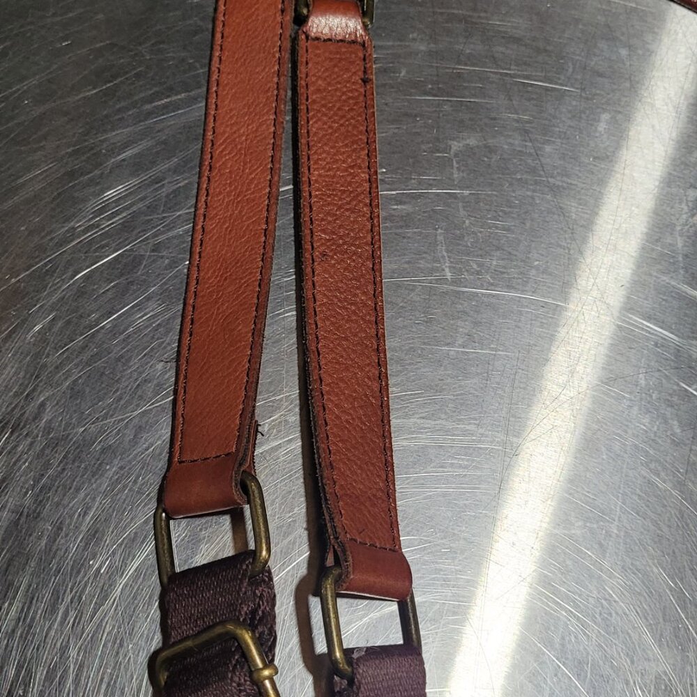 BEAUTIFULLY DISTRESSED VTG AMERICAN LEATHER CO. BROWN CROSSBODY BAG PURSE EUC - Picture 16 of 16